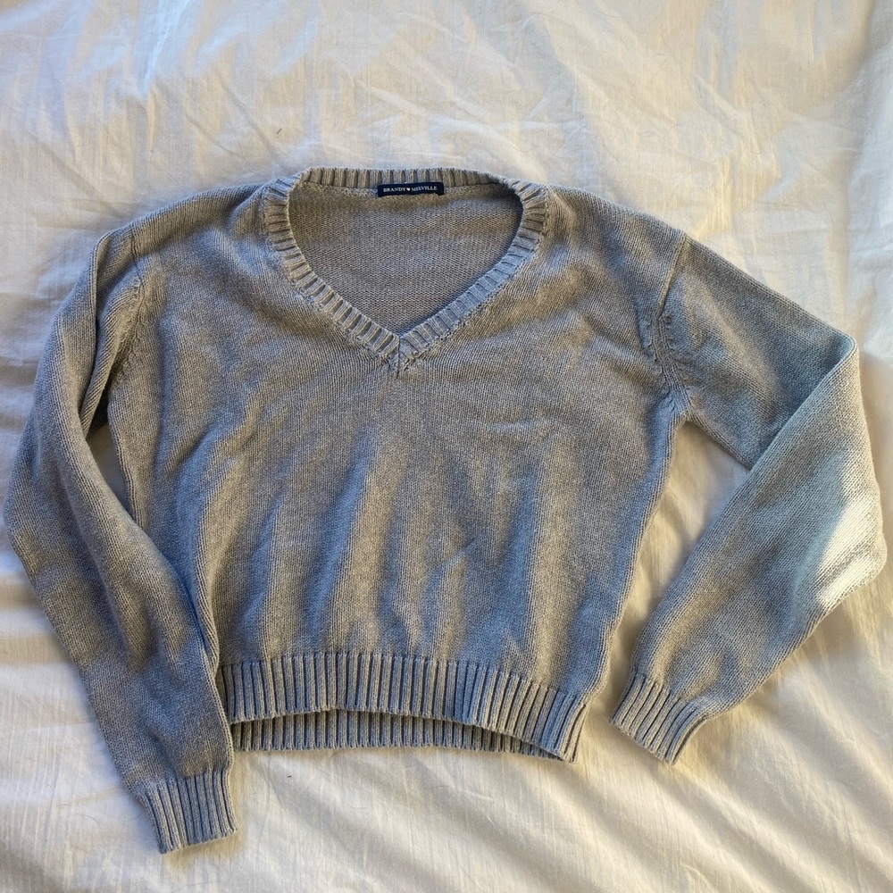 brandy melville gray sweater